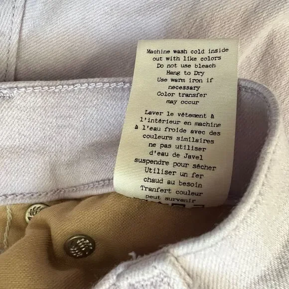 Rag & Bone Jeans Women's Size 32 High Rise Ankle Skinny Lilac Purple - Picture 7 of 10